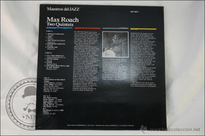 Discos de vinilo: Disco LP Vinilo - Max Roach. Two Quintets - 1957 - Polygram - Espa&ntilde;a - Foto 3