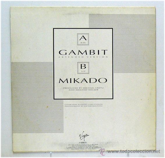 Discos de vinilo: Michael Cretu - Gambit (Maxi Single Vinilo) - Foto 2