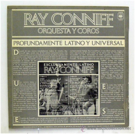 Discos de vinilo: Ray Conniff - Exclusivamente Latino (LP Vinilo) - Foto 2