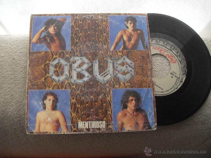 Discos de vinilo: OBUS SINGLE Mentiroso Made in Spain 1986 - Foto 1