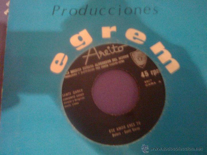 Disques de vinyle: Santi Garay - Ese amor eres t&uacute; + Nunca me har&aacute;n da&ntilde;o (Areito 60&acute;s) Nueva trova ed. cubana original