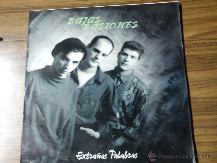 Discos de vinilo: bajas pasiones - extra&ntilde;as palabras - Foto 1