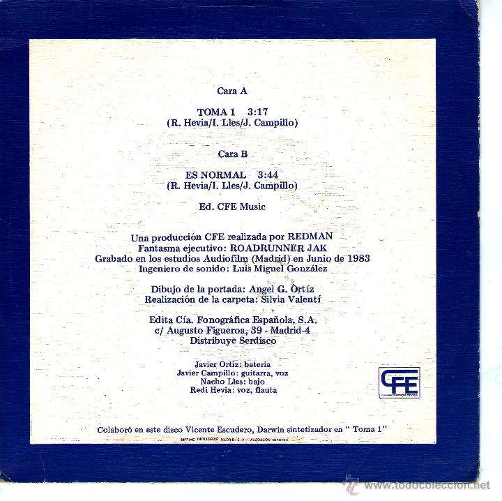 Discos de vinilo: DAK&Eacute; - TOMA 1 / ES NORMAL - Foto 2