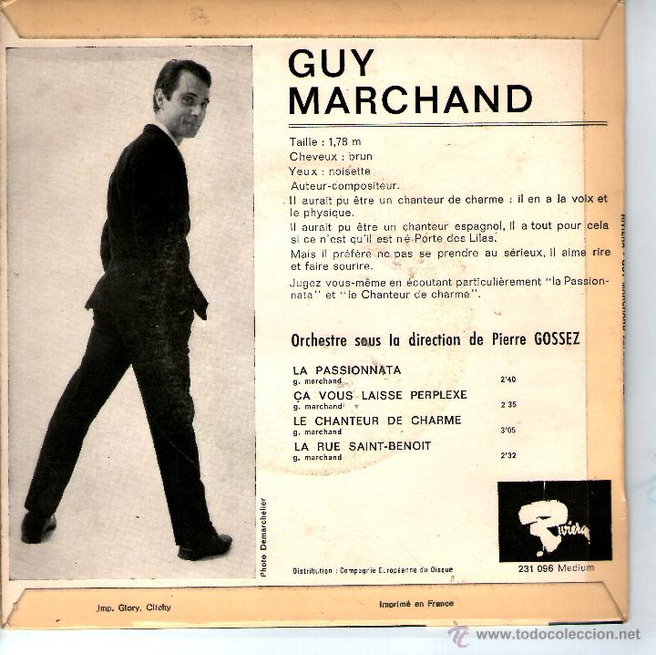 Discos de vinilo: GUY MARCHAND LA PASSIONNATA - Foto 2