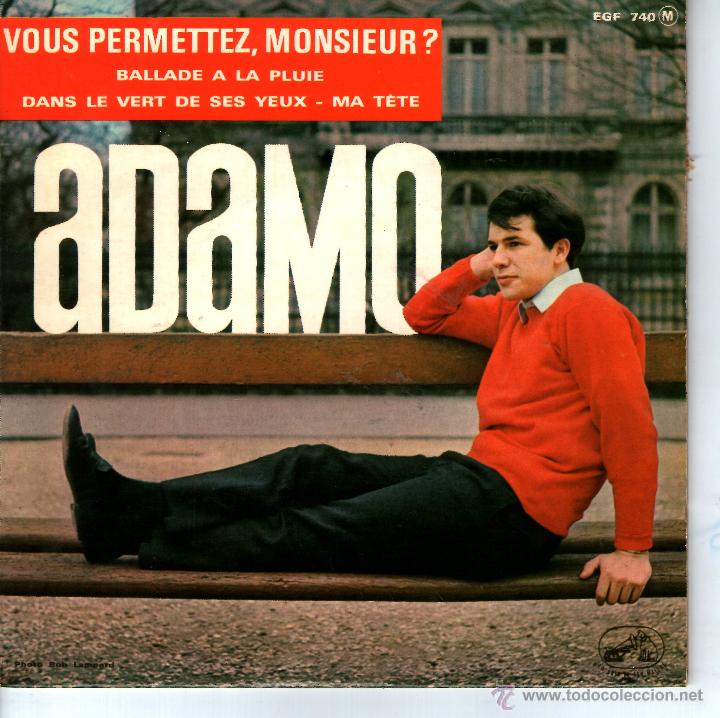Discos de vinilo: ADAMO VOUS PERMETTEZ - Foto 1