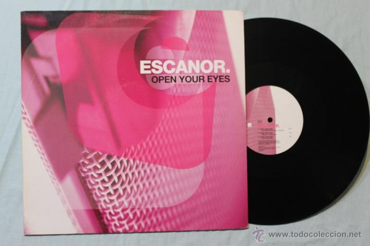 Discos de vinilo: ESCANOR OPEN YOUR EYES MAXI SINGLE USA 2002 - Foto 1