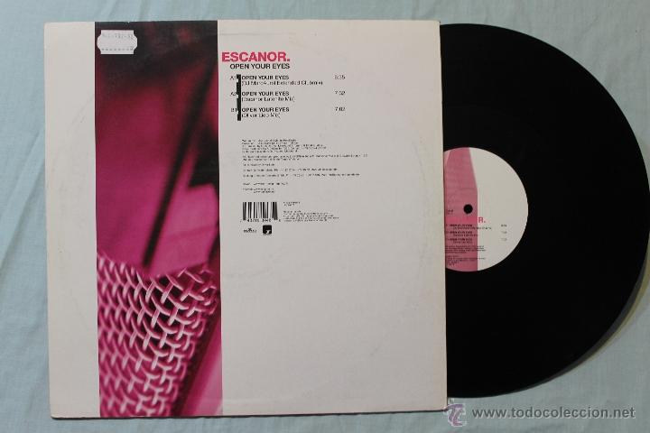 Discos de vinilo: ESCANOR OPEN YOUR EYES MAXI SINGLE USA 2002 - Foto 2