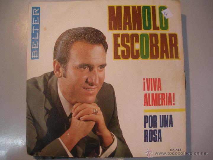 Discos de vinilo: MAGNIFICO SINGLE DE - MANOLO - ESCOBAR _ - Foto 1