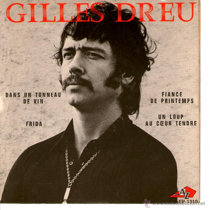 Discos de vinilo: GILLES DREU DANS UN TONNEAU DE VIN - Foto 1