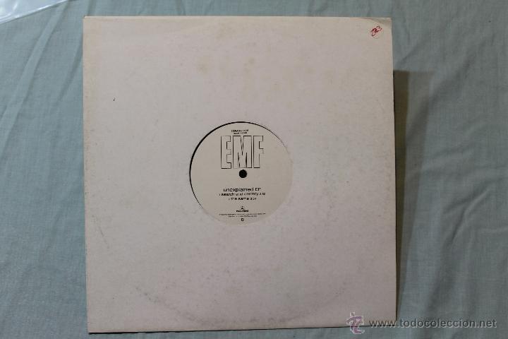 Discos de vinilo: EMF UNEXPLAINED EP MAXI PARLOPHONE 1992 - Foto 2