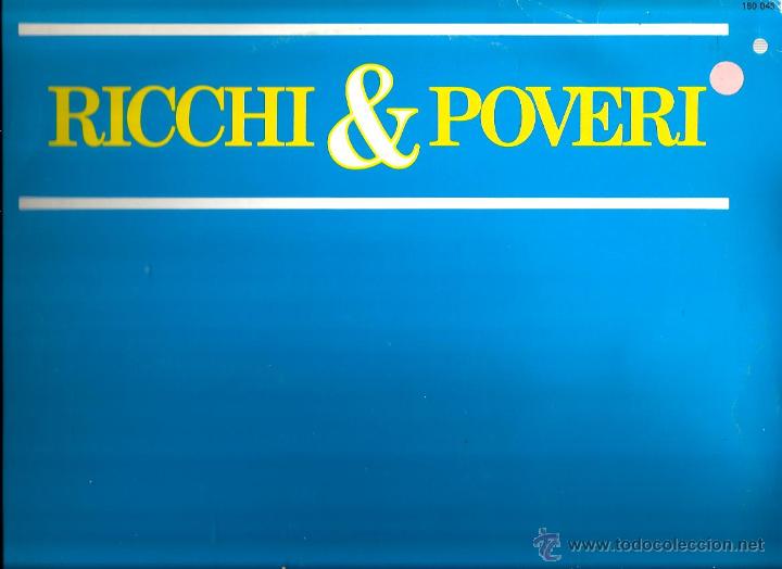 Discos de vinilo: LP RICCHI & POVERI : LA MUSICA - Foto 1