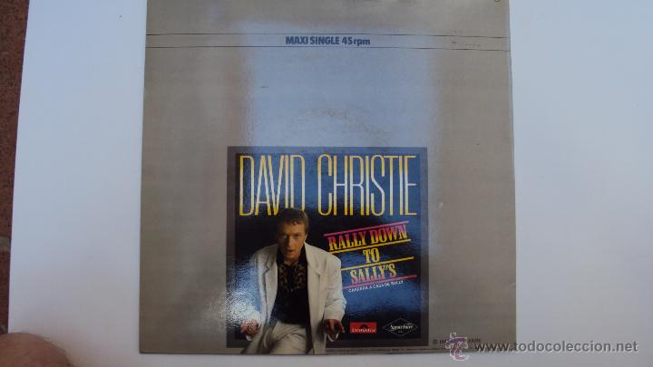 Discos de vinilo: MAXI SINGLE DAVID CRHISTIE -RALLI DOWN TO SALLY&acute;S - Foto 1