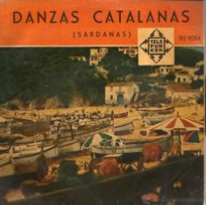 Discos de vinilo: EP DANZAS CATALANAS & SARDANES : COBLA LA PRINCIPAL DE LA BISBAL : GRANOLLERINA XAMOSA + 3. Lote 43632507