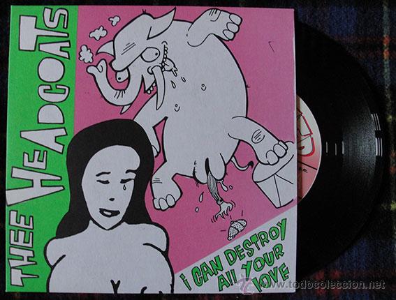 Discos de vinilo: HEADCOATS -I can destroy all your love- Single - Foto 1