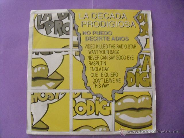 Discos de vinilo: LA DECADA PRODIGIOSA. SINGLE PROMO. - Foto 1