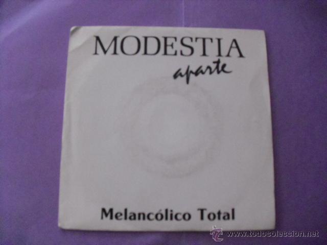 Discos de vinilo: MODESTIA APARTE. SINGLE PROMO. - Foto 1