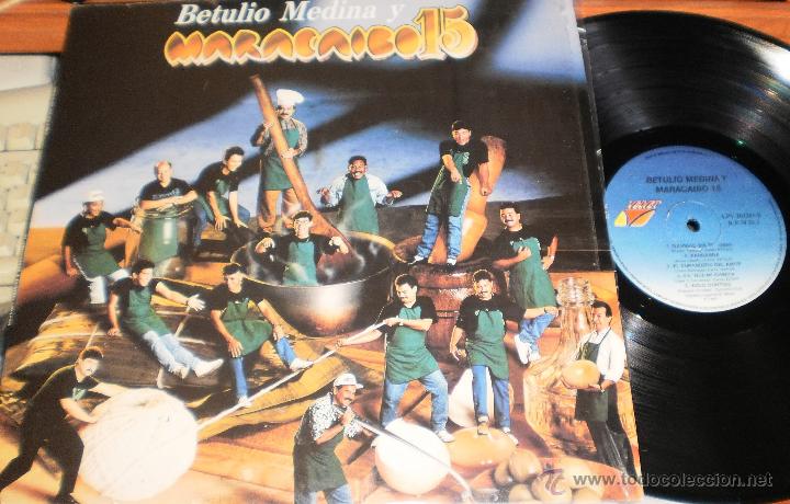 Disques de vinyle: betulio medina y maracaibo 15 lp sazonando el baile venezuela 1991