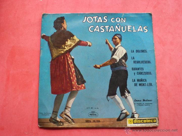 Discos de vinilo: EP JOTAS CON CASTA&Ntilde;UELAS REGAL 1958 - Foto 1