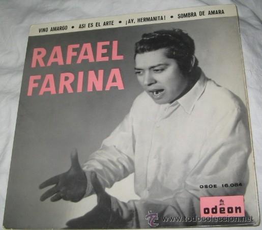Discos de vinilo: SINGLE DE RAFAEL FARINA - Foto 1