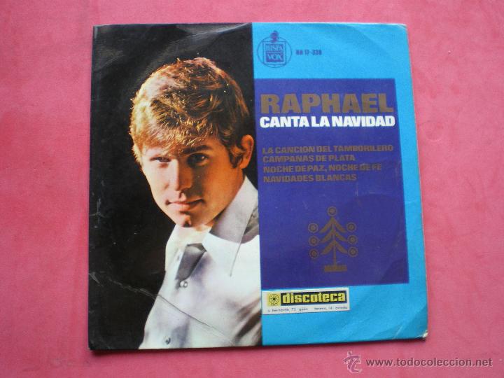 Discos de vinilo: RAPHAEL - EP - CANTA A LA NAVIDAD HISPAVOX - 1965 PEPETO - Foto 1