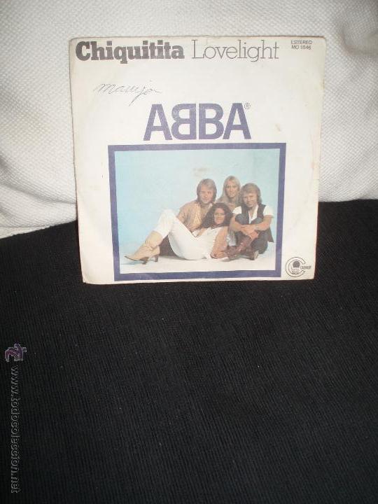 Discos de vinilo: abba-chiquitita, lovelight