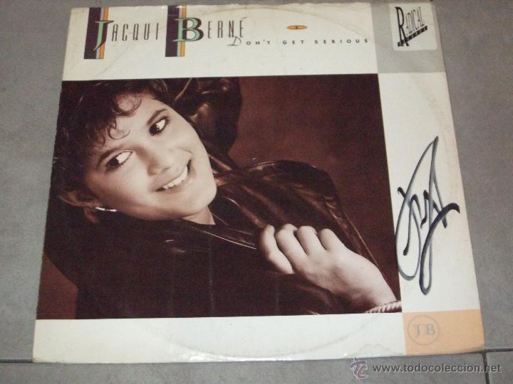 Discos de vinilo: JACQUI BERNE - DONT GET SERIOUS - MAXI - Foto 1