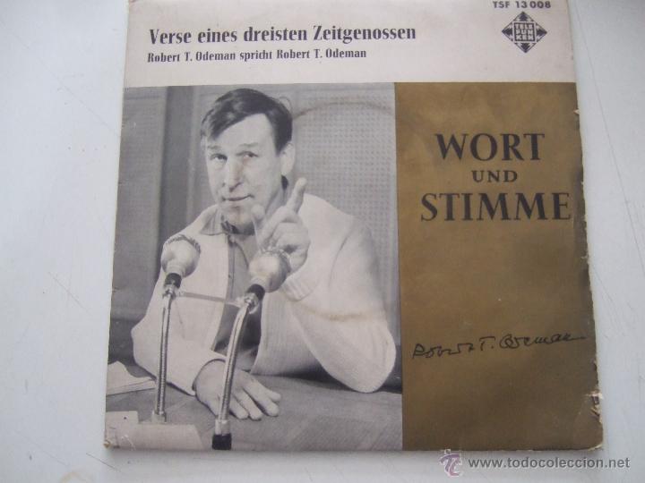Discos de vinilo: WORT UND STIMME Robert T. Odeman - Foto 1
