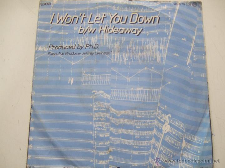 Discos de vinilo: PH.D. Hideaway-I wont let you down - Foto 1
