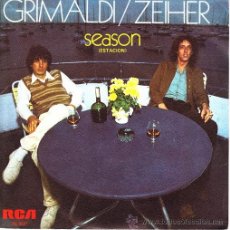 Discos de vinilo: GRIMALDI / ZEIHER - SEASON - SINGLE ESPAÑOL DE VINILO