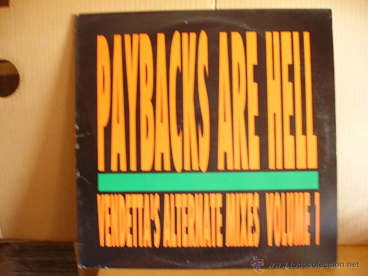 Discos de vinilo: PAYBACKS ARE HELL ---- DENISE LOPEZ,SEDUCTION,INTERACTION. - Foto 1