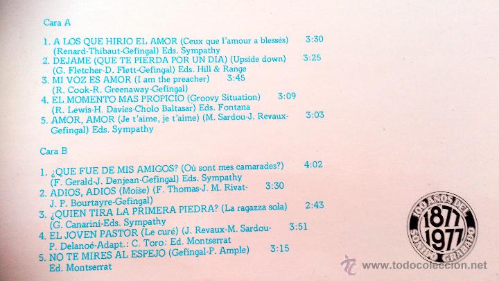 Discos de vinilo: PEDRO RUY BLAS - Version original (Caudal, 1977) Ref.: CAU-501 - Foto 2