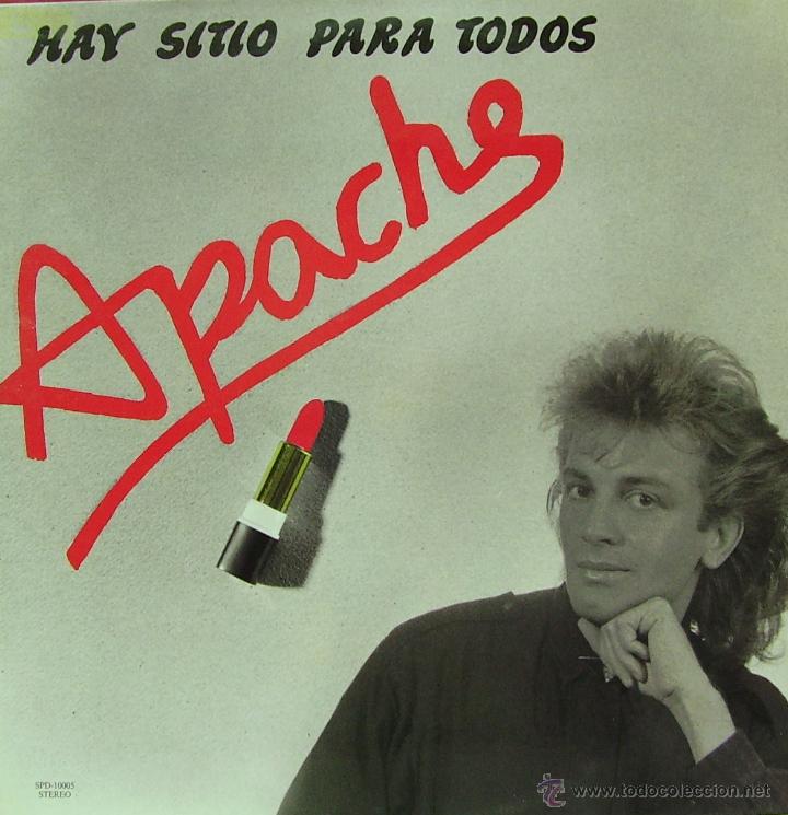 Discos de vinilo: APACHE  - HAY SITIO PARA TODOS LP + INSRT RARO EDITADO EN 1988 - Foto 1