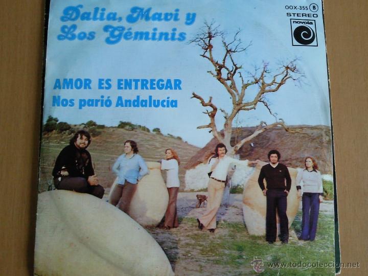 Discos de vinilo: DALIA MAVI Y LOS GEMINIS AMOR A  ENTREGAR SINGLE 1978 - Foto 1