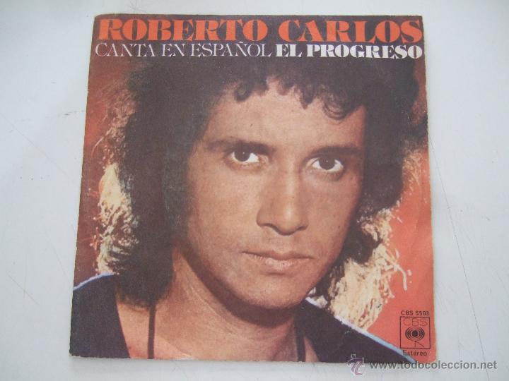Discos de vinilo: ROBERTO CARLOS El progreso-Tu en mi vida - Foto 1
