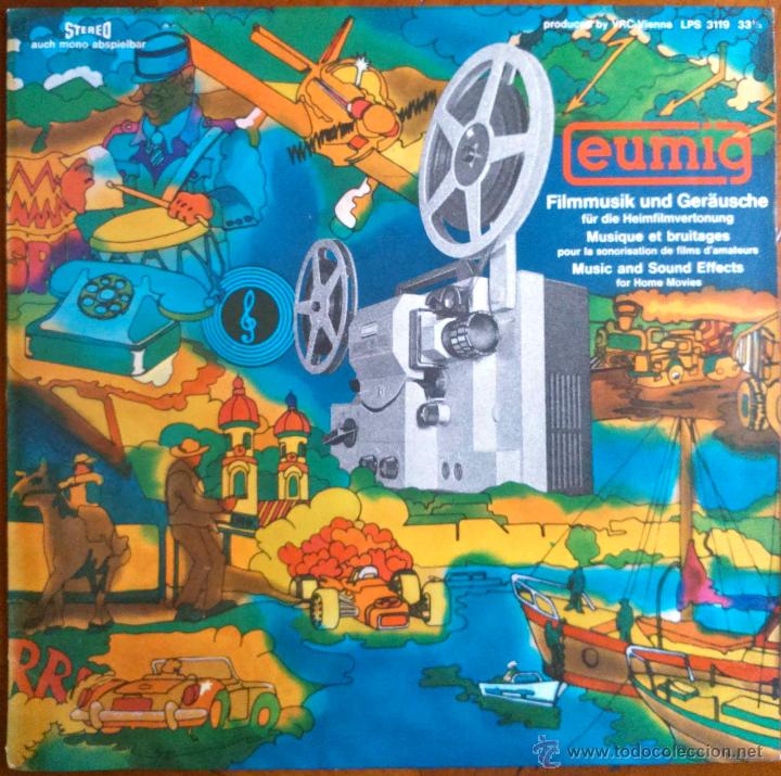 Discos de vinilo: EUMIG - M&Uacute;SICA Y EFECTOS DE SONIDO - LP AUSTRIA - Foto 1