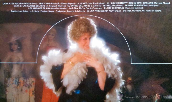Discos de vinilo: OLGA RAMOS EN VIVO - LP COMO NUEVO - Foto 2