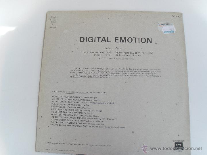 Discos de vinilo: DIGITAL EMOTION TIME BACK IN TIME - Foto 2