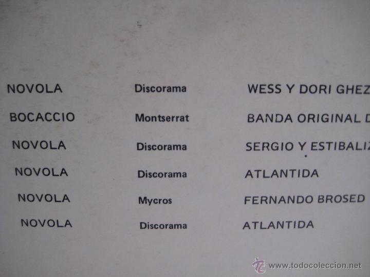 Discos de vinilo: ESPECIAL DISCOTECA DISCORAMA 1976 ZAFIRO - Foto 2