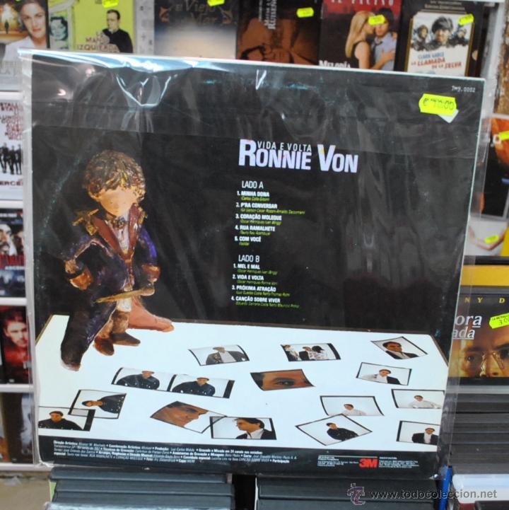 Discos de vinilo: RONNIE VON - VIDA E VOLTA - LP - Foto 2