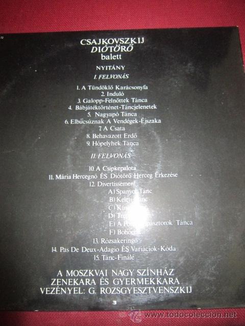 Discos de vinilo: CHEKOVSKI. BALLET RUSO. DOS DISCOS. - Foto 2