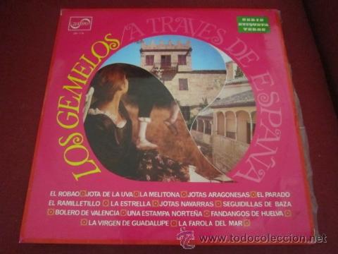 Discos de vinilo: LOS GEMELOS A TRAV&Eacute;S DE ESPA&Ntilde;A. - Foto 1