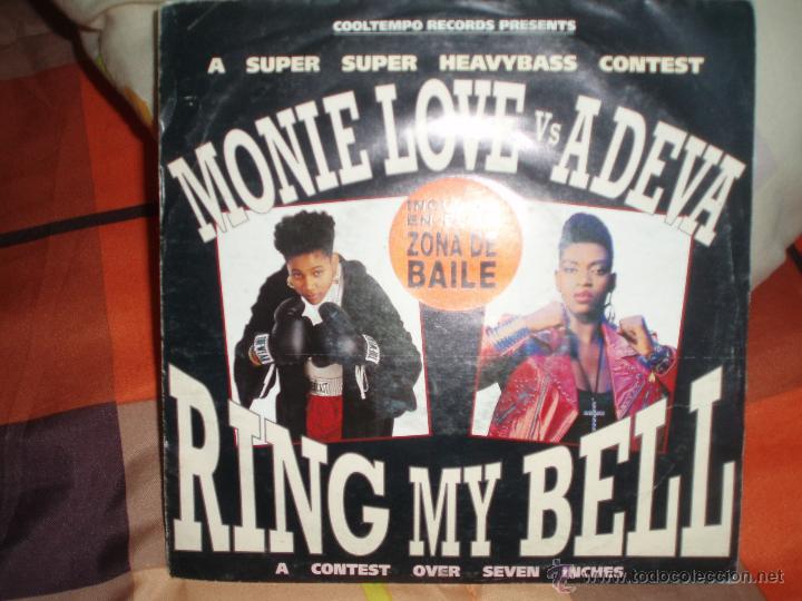 Discos de vinilo: monie love vs adeva-ring my bell - Foto 1