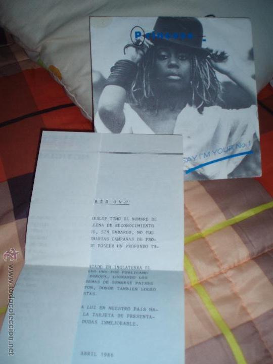 Discos de vinilo: princess-say i&acute;m your number oneCo - Foto 1