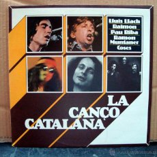Discos de vinilo: MUSICA, LP DISCO VINILO, MOVIE PLAY, LA CANÇO CATALANA 1977 - LLACH, RAIMON, PAU RIBA, MUNTANE. Lote 43809927