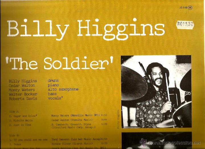 Discos de vinilo: LP BILLY HIGGINS : THE SOLDIER - Foto 2