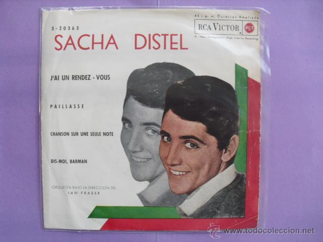 Discos de vinilo: SACHA DISTEL. SINGLE. - Foto 1