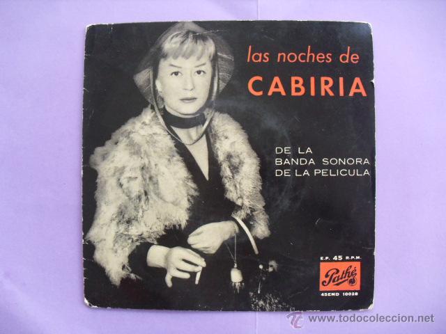 Discos de vinilo: LAS NOCHES DE CABIRIA. SINGLE. - Foto 1