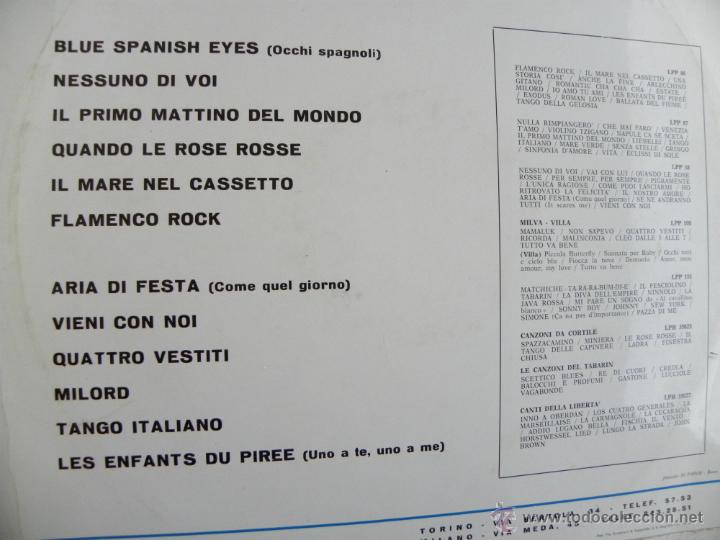 Discos de vinilo: MILVA -LP EDICION ITALIANA - Foto 2
