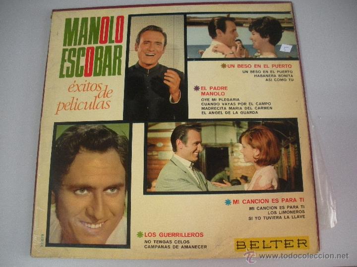 Discos de vinilo: MAGNIFICO LP DE - MANOLO - ESCOBAR - - Foto 1
