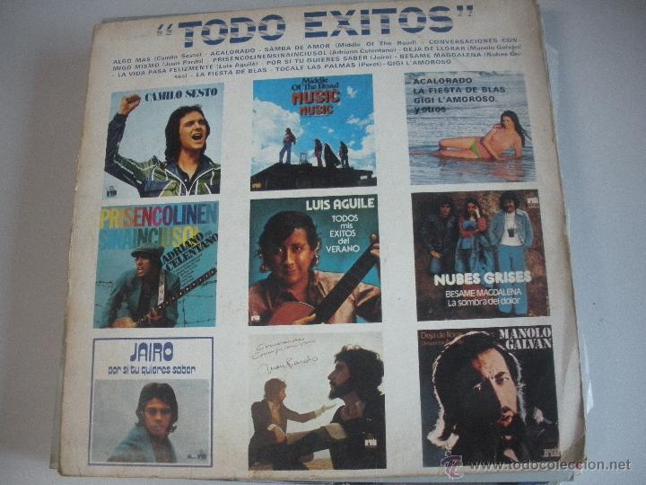 Discos de vinilo: MAGNIFICO LP DE - TODO - EXITOS - DEL A&Ntilde;O 1974 - - Foto 1